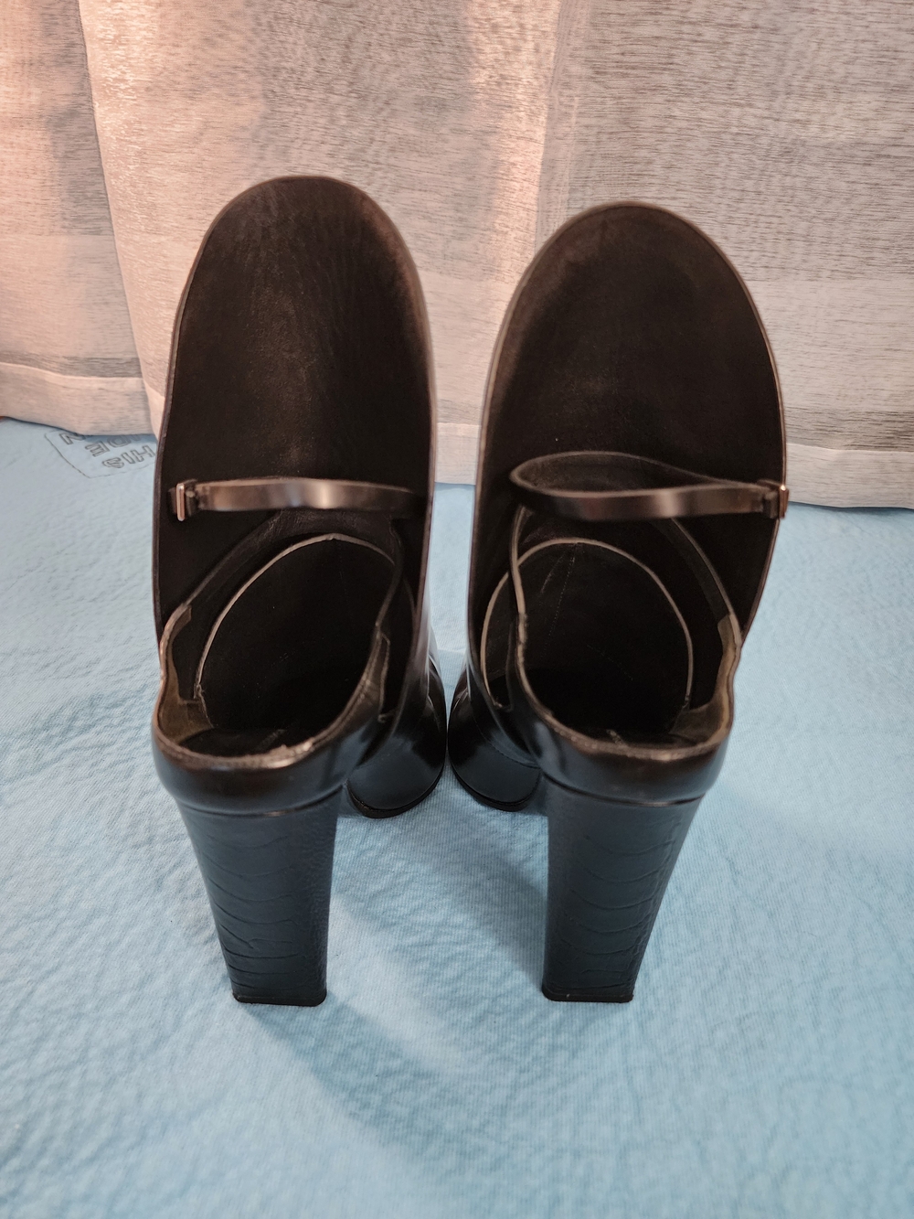 Alexander Wang Black Pointed-Toe High Heel Western Boots - Picture 5 of 7